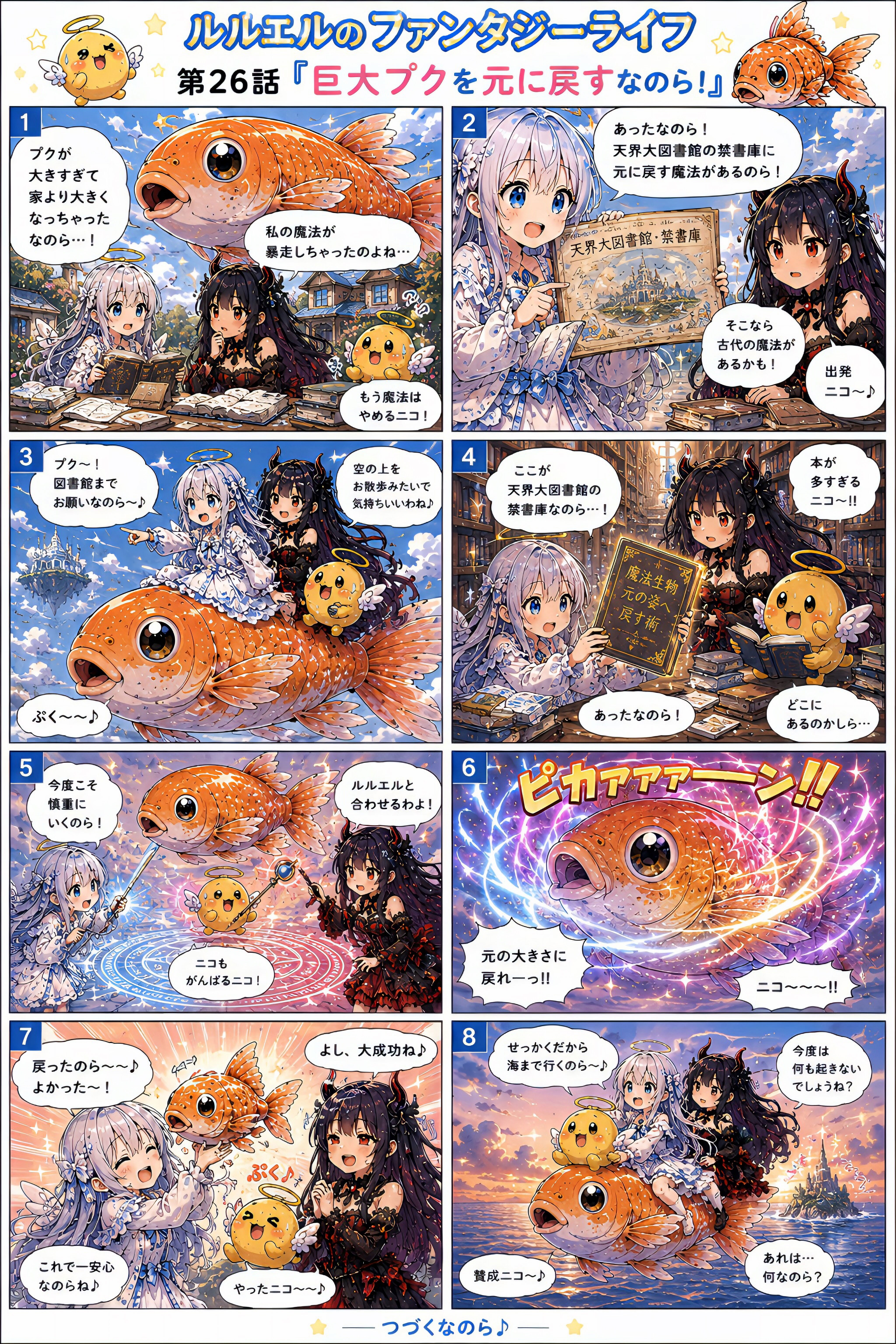 巨大プクを元に戻すなのら～！ | の人気AIイラスト・グラビア