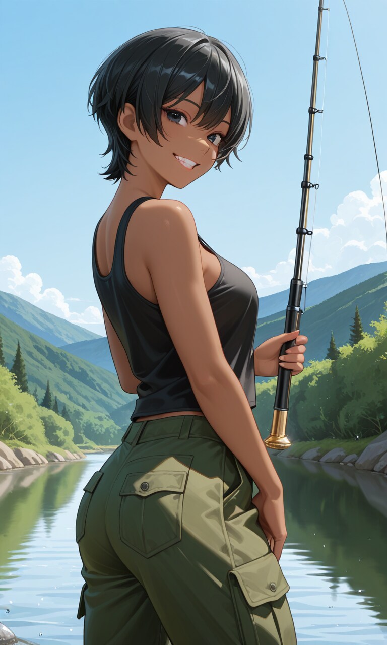 川釣り