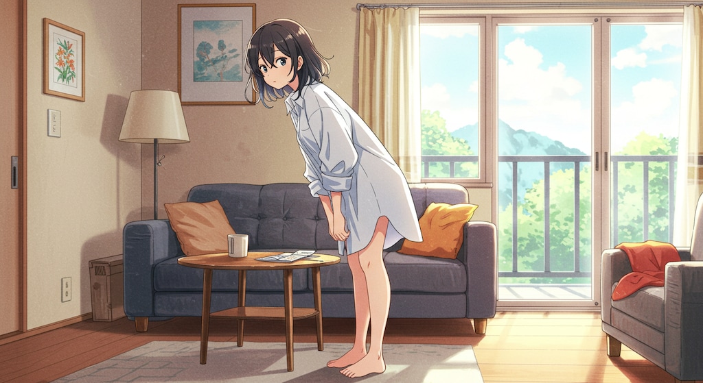 やはり……オーバーサイズでは男物のYシャツを着せたい！(魂の叫び)-ImageFX編