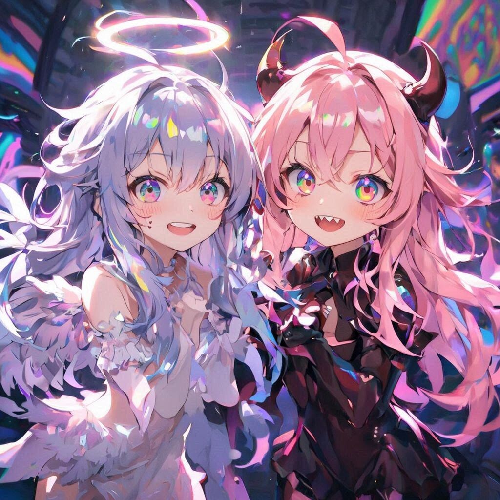 天使さいけ、悪魔でりこ