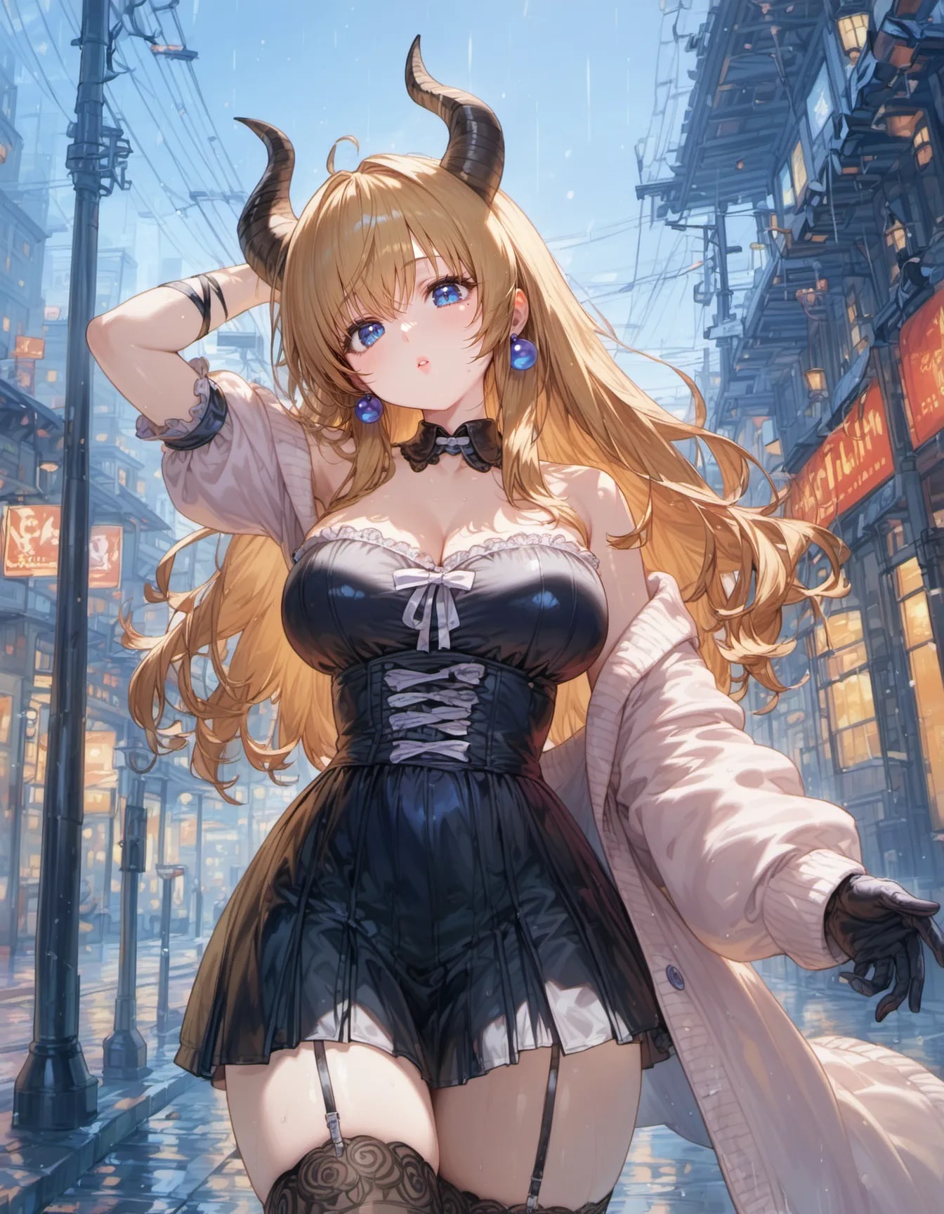 Rainfall Over a Forgotten Demon | の人気AIイラスト・グラビア