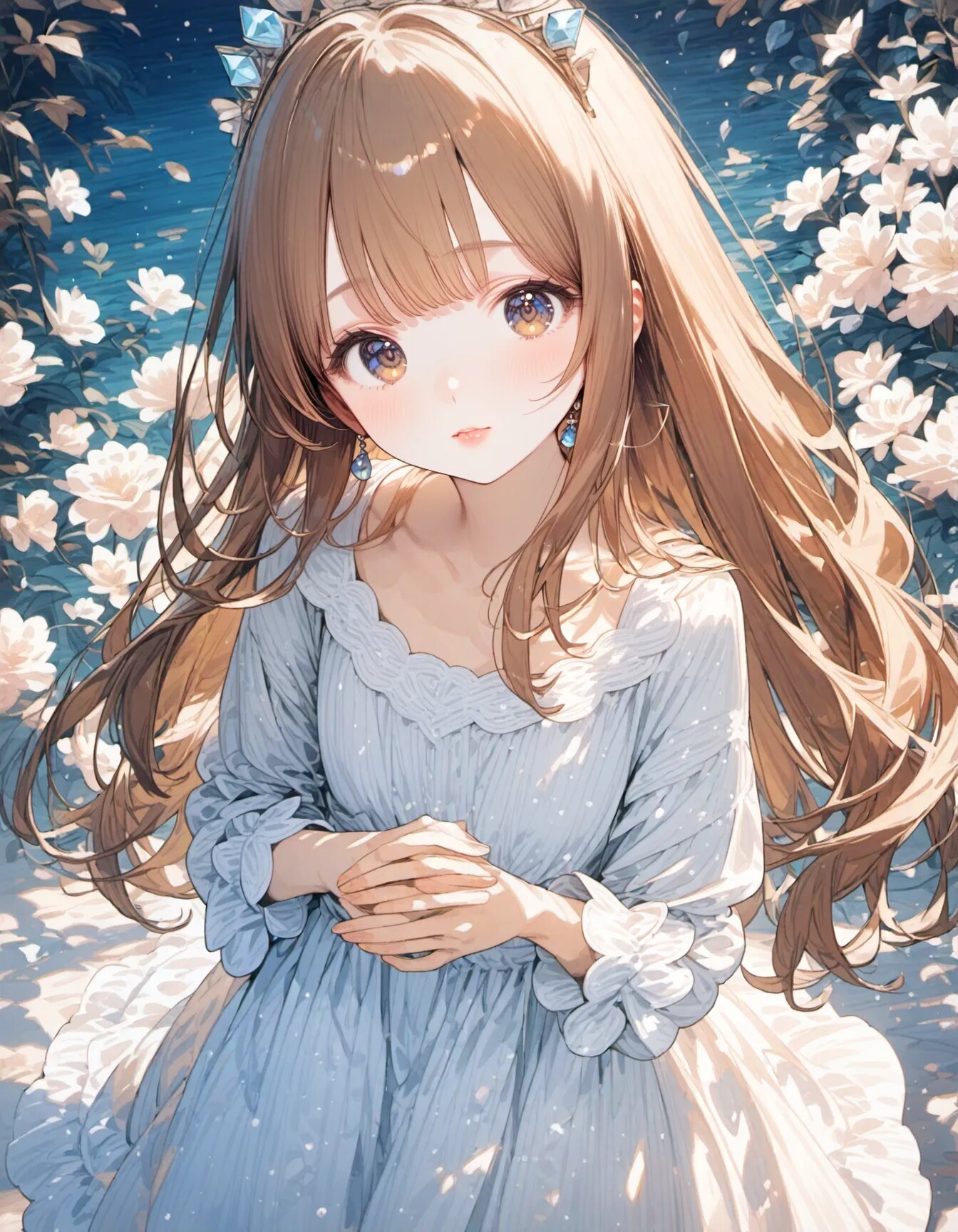 Among the White Blossoms | の人気AIイラスト・グラビア