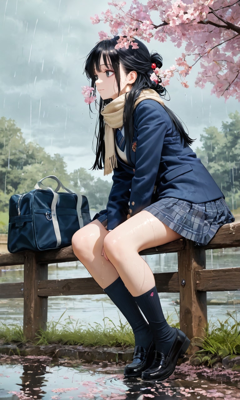 雨に打たれて | の人気AIイラスト・グラビア