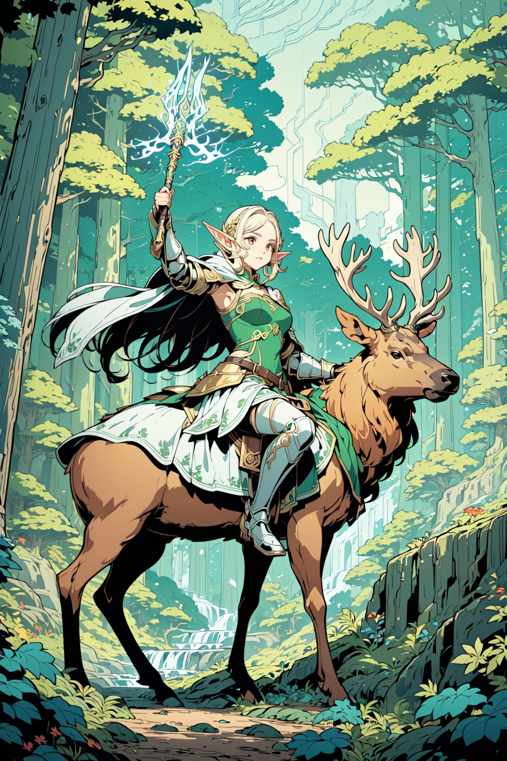 エルフの森：森林騎士団