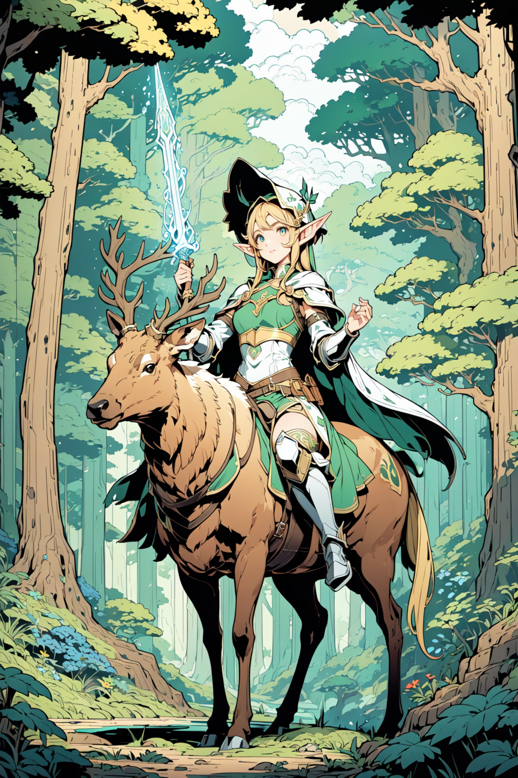 エルフの森：森林騎士団