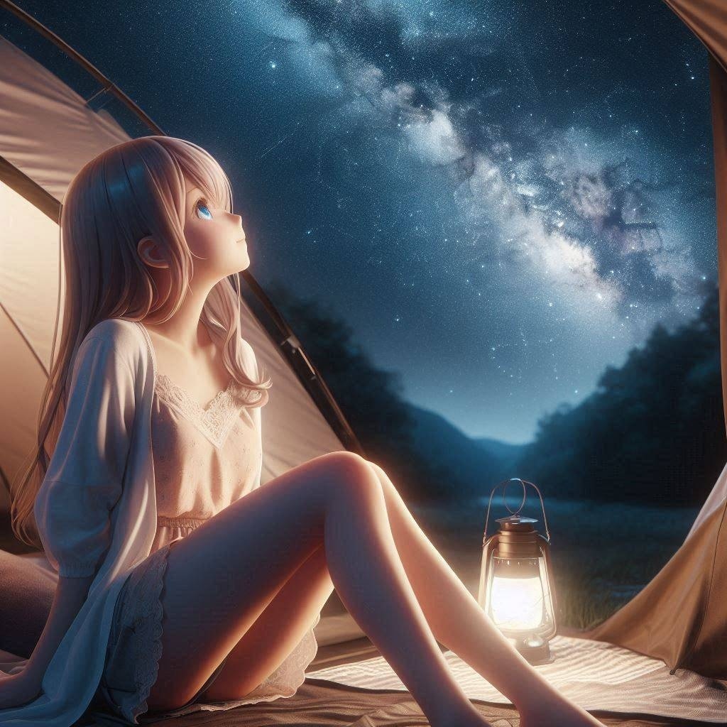 夏の夜空(DALL-E)(9)