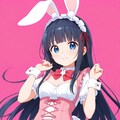 バニーメイド（panchira） 3枚目
