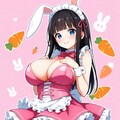 バニーメイド（panchira） 6枚目