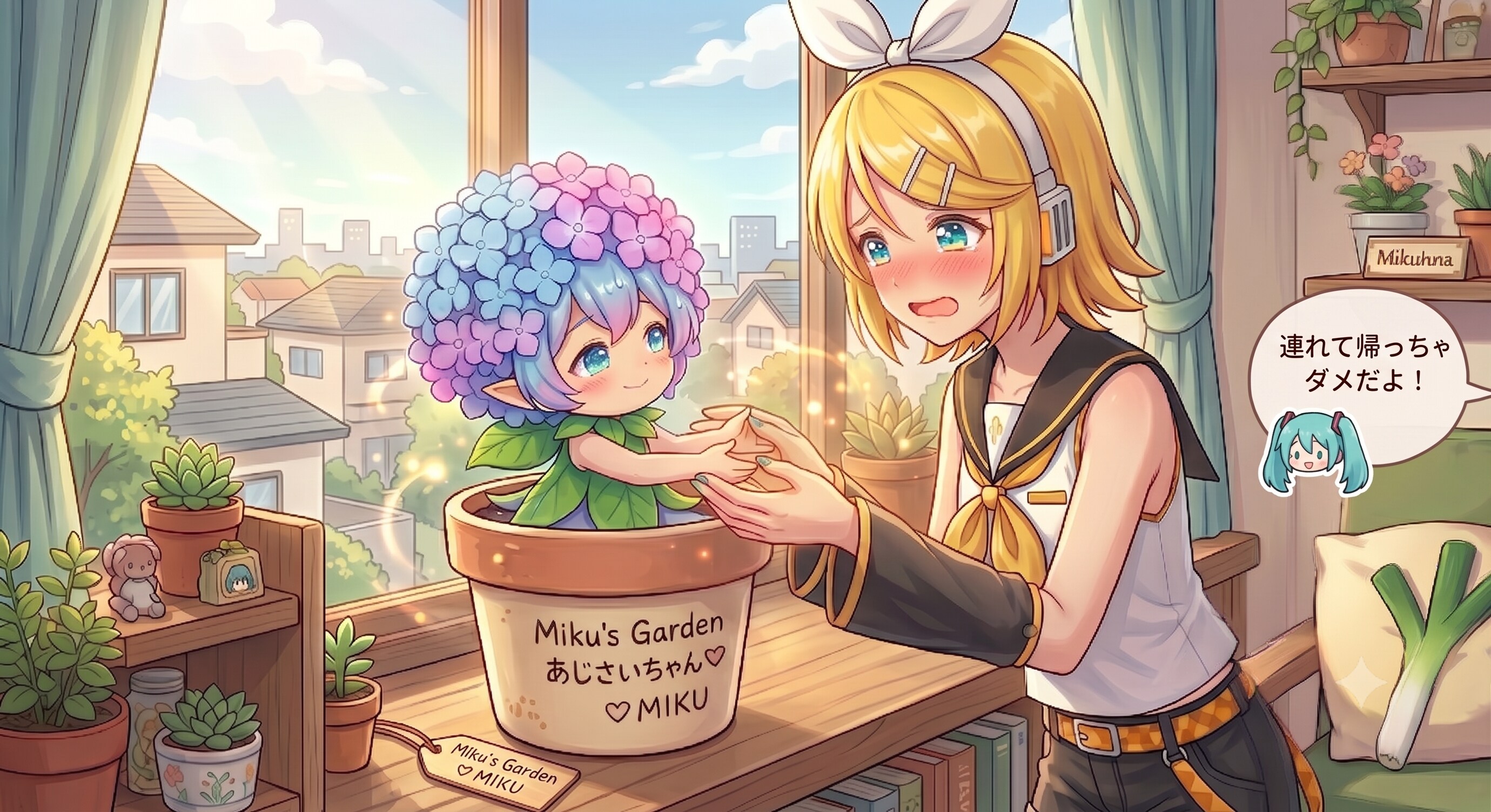 あじさいちゃんとリンさん✨