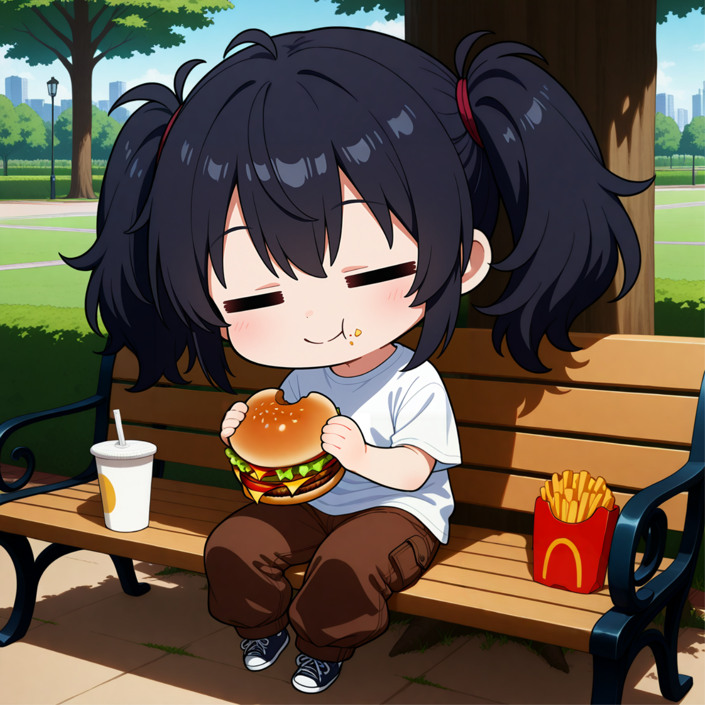 公園でごはん