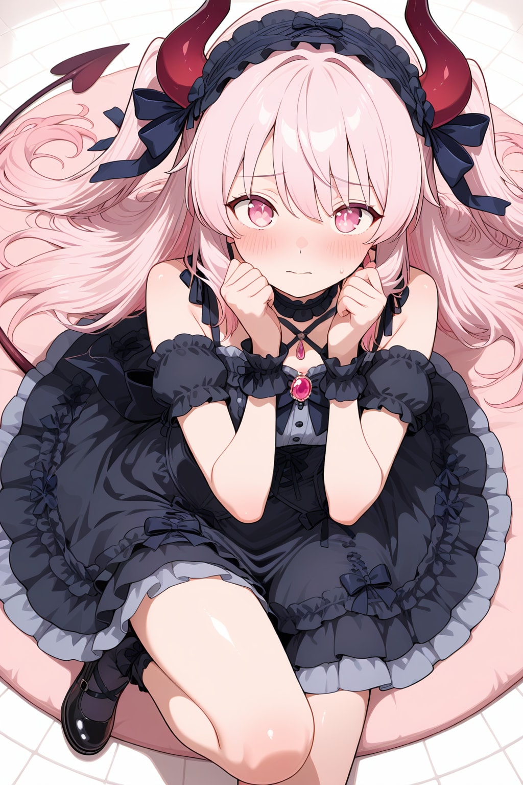 Frau, the shy demon. | の人気AIイラスト・グラビア