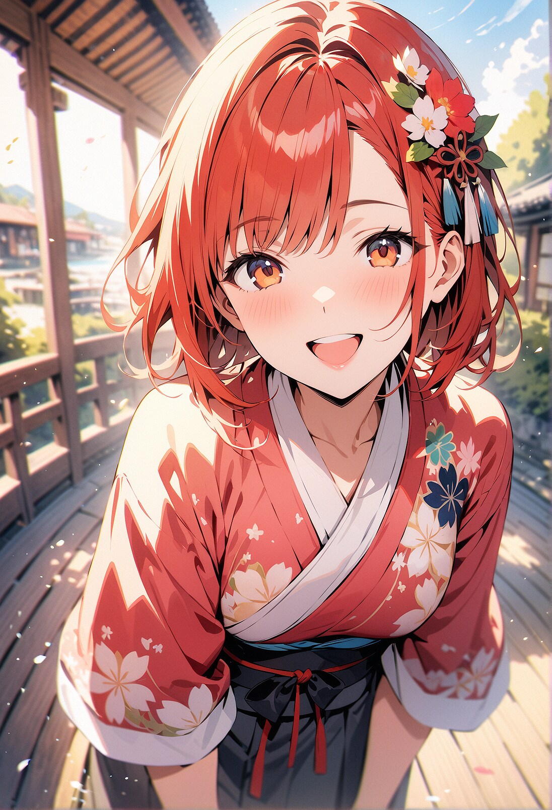 赤髪さん① | の人気AIイラスト・グラビア