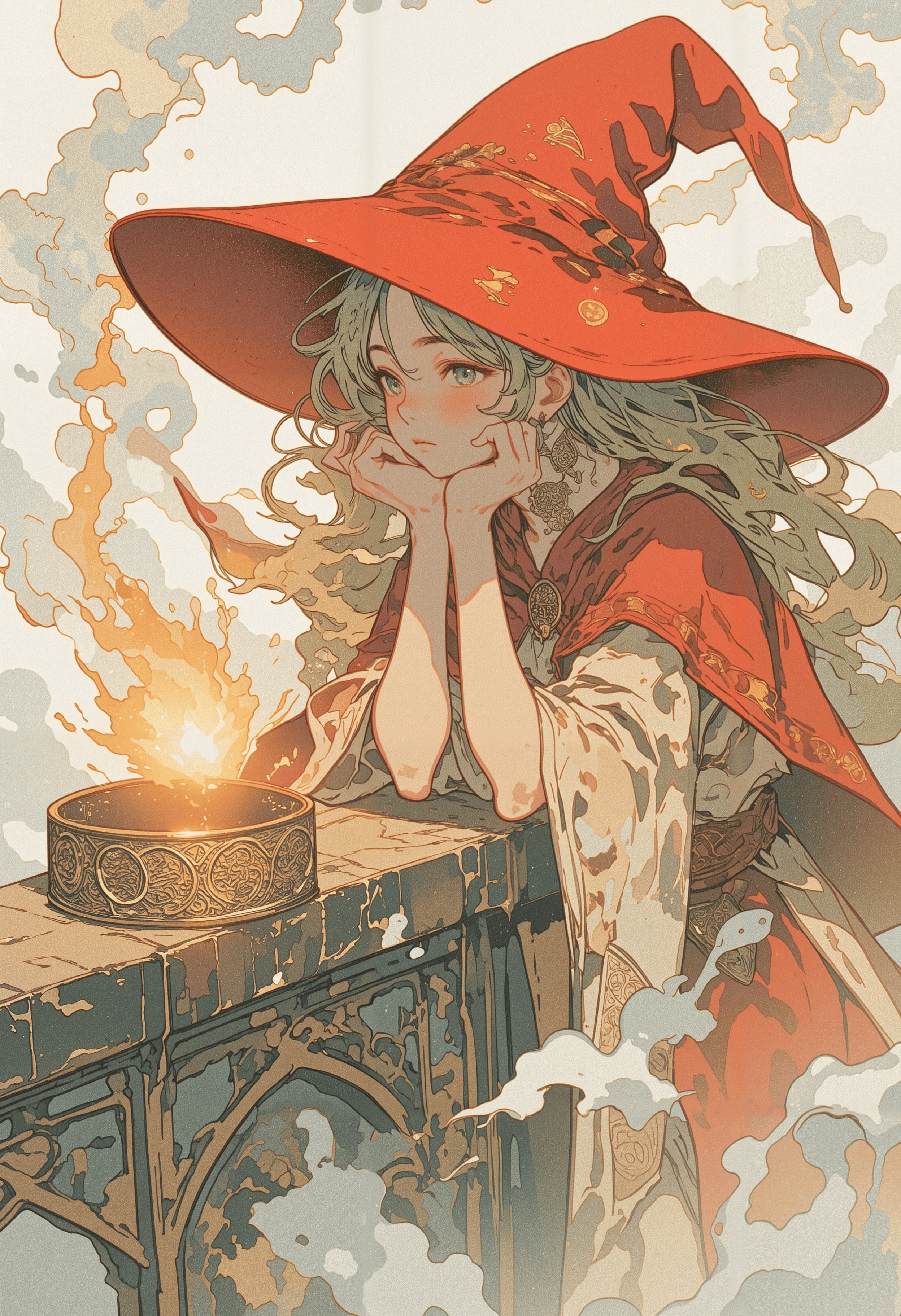 種火を作る魔法使い | の人気AIイラスト・グラビア