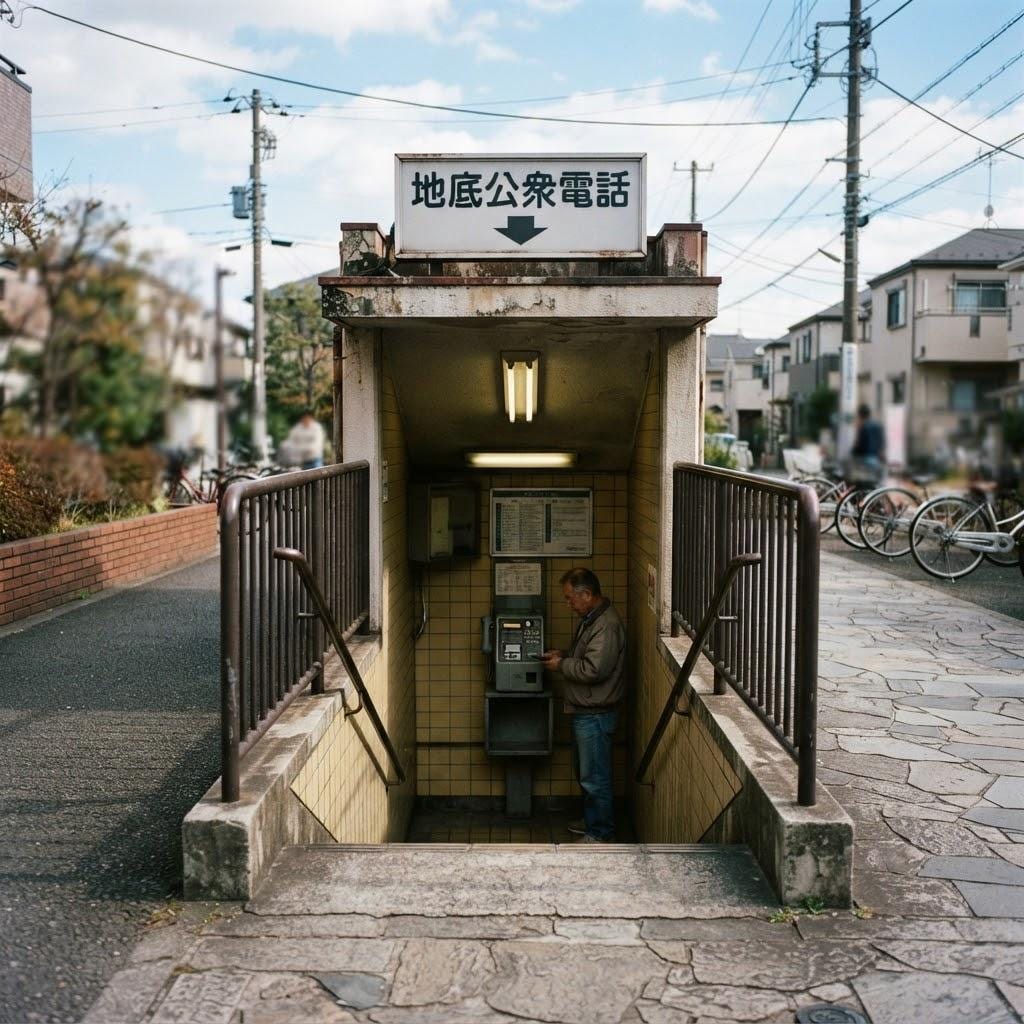 電話ボックス八百屋