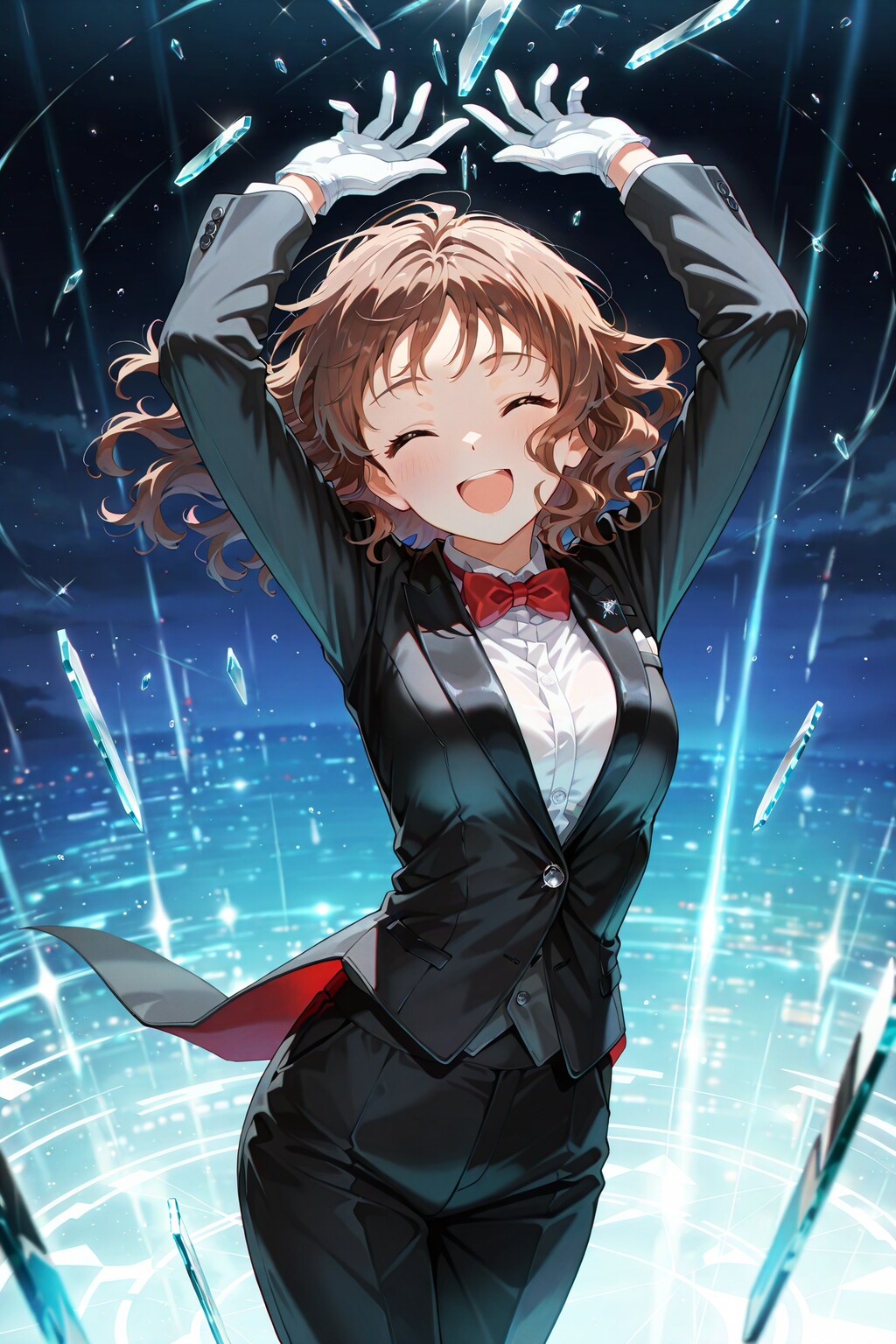 タキシードでウマウマダンス