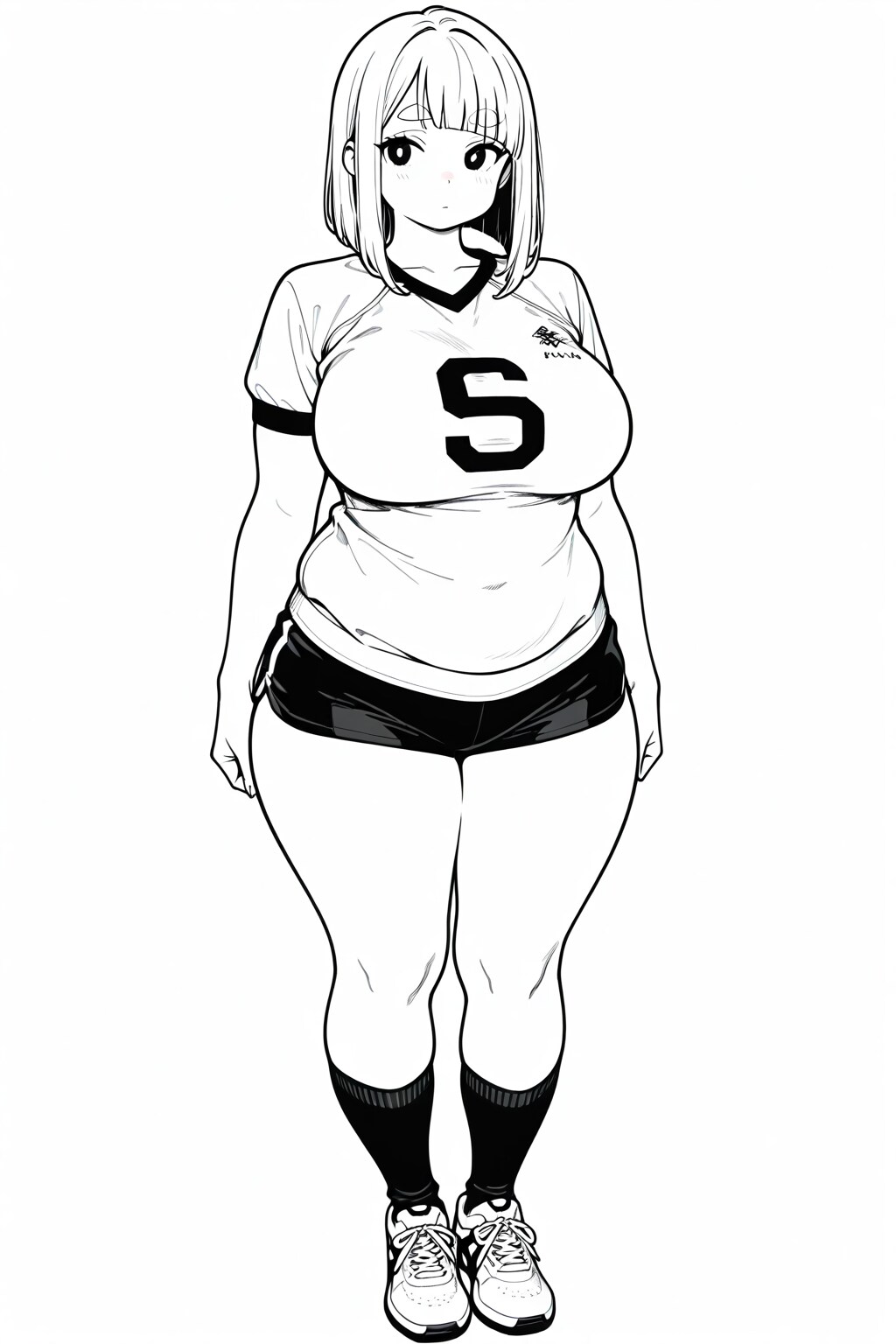 バレーボール太巻き美人太眉美人 | の人気AIイラスト・グラビア