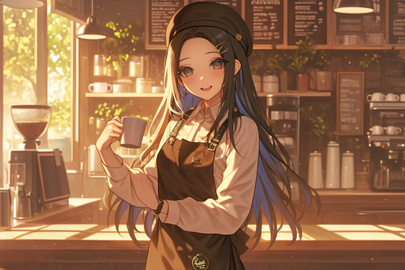 カフェのお姉さん☕✨99 | の人気AIイラスト・グラビア