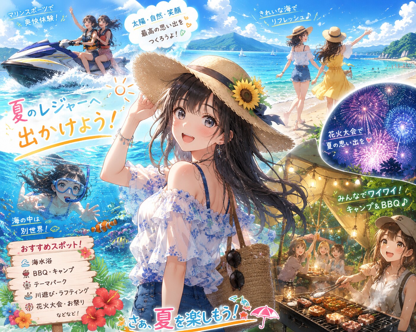 夏の思い出満載‼