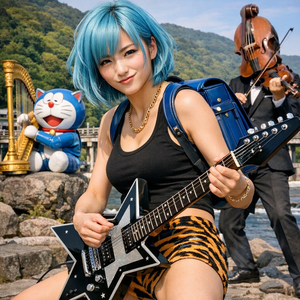 ギターを演奏する人