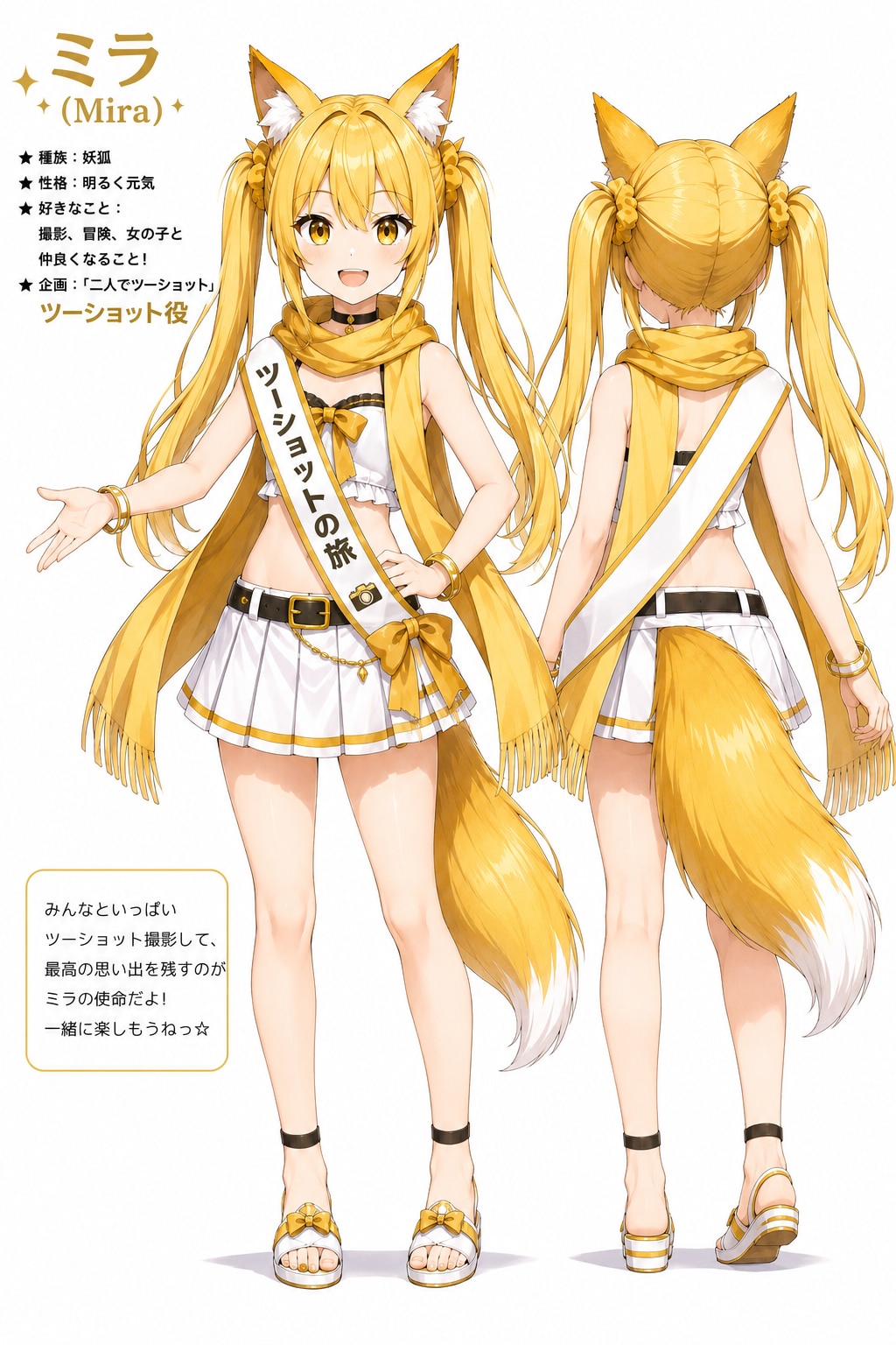 ツーショットの旅に出るミラ