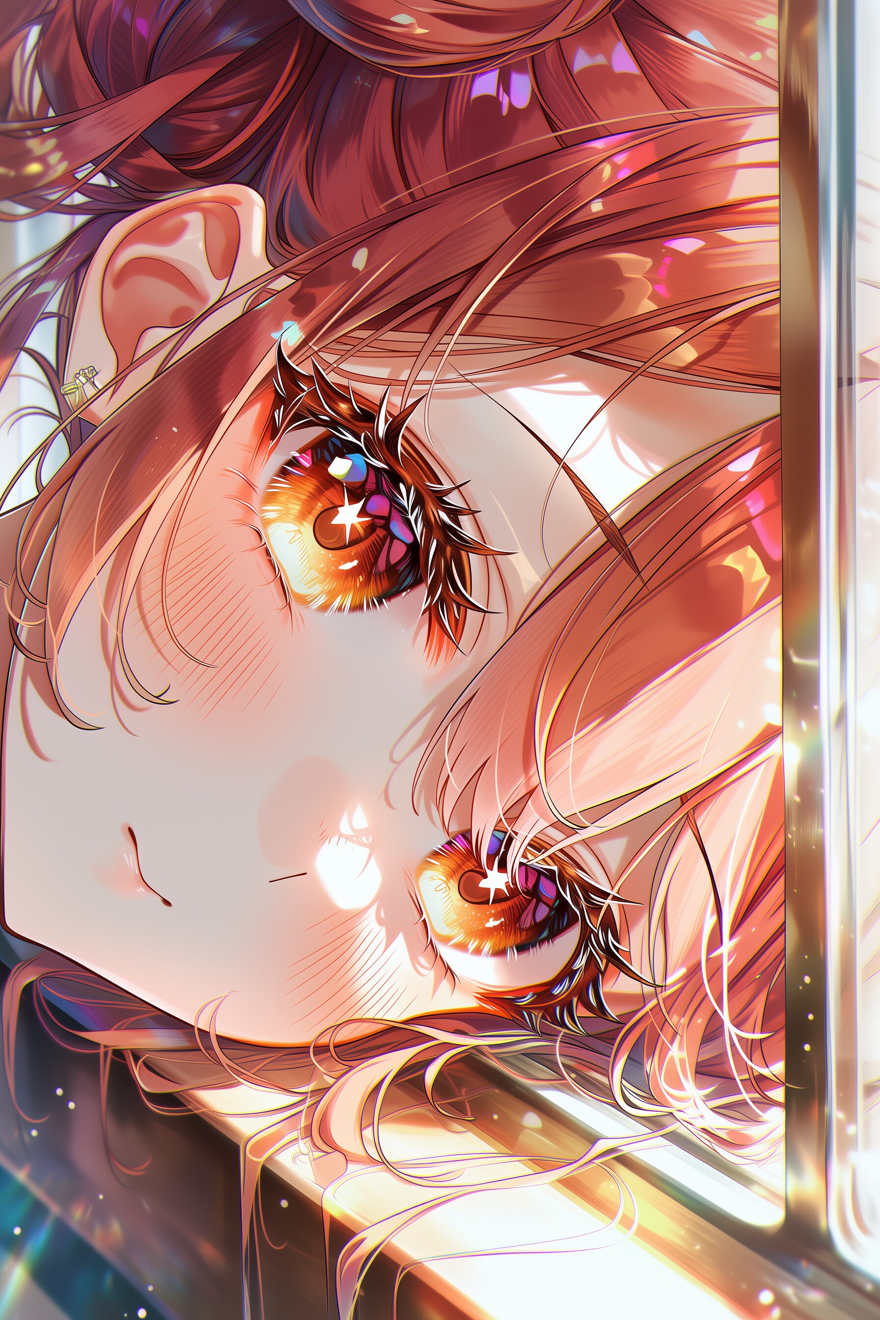 琥珀に溶ける星屑の瞳 | の人気AIイラスト・グラビア