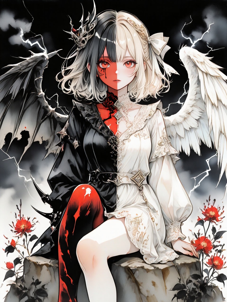 堕落 | の人気AIイラスト・グラビア