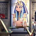壁画のV4Bちゃんをi2iで現代に復元してみた 12枚目