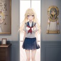 壁画のV4Bちゃんをi2iで現代に復元してみた 7枚目