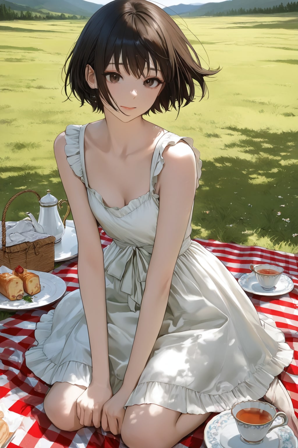 ピクニックな黒髪さん