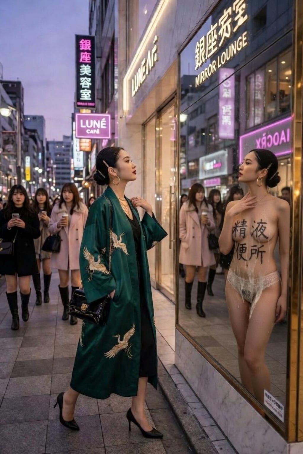 変な鏡♡