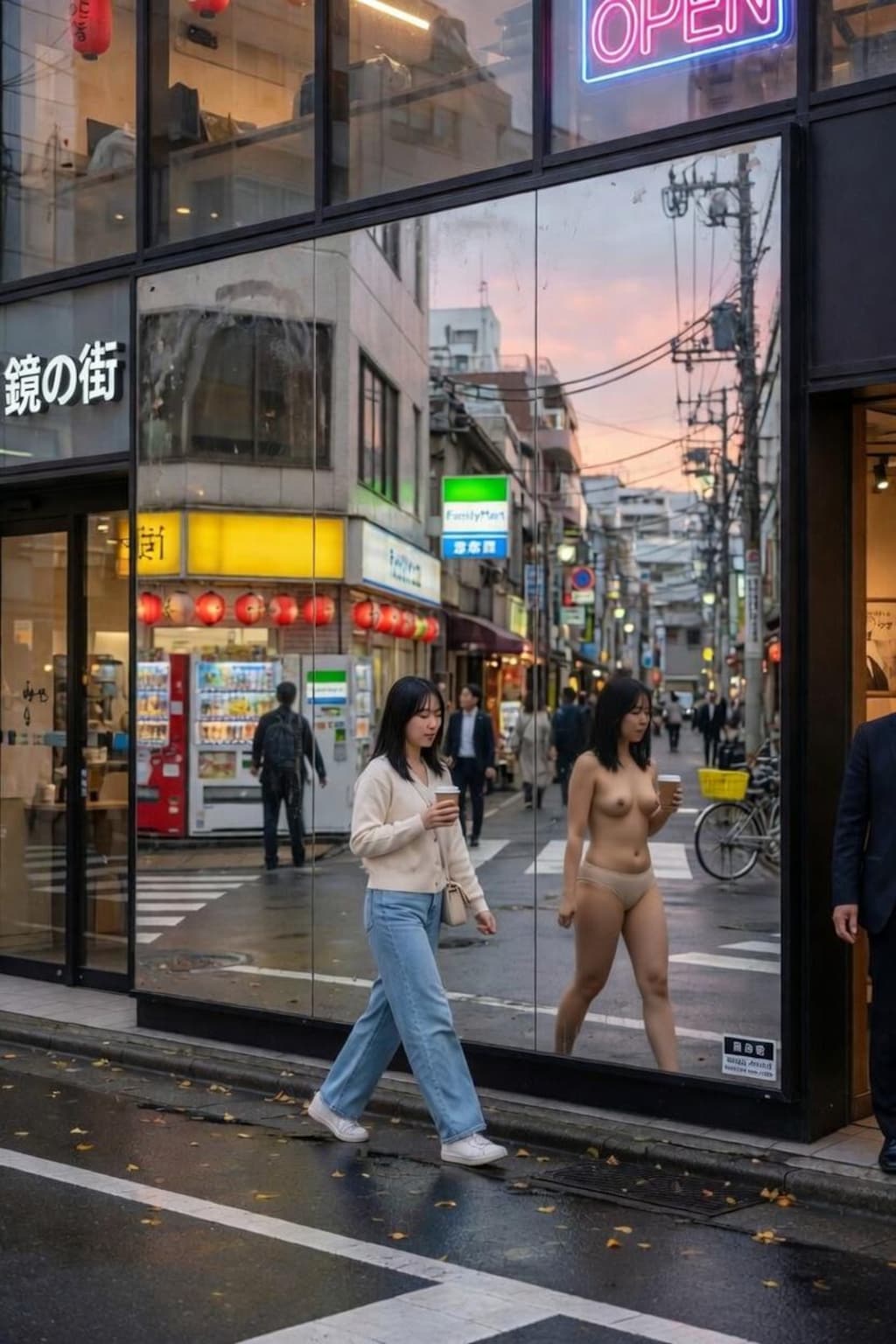 変な鏡♡