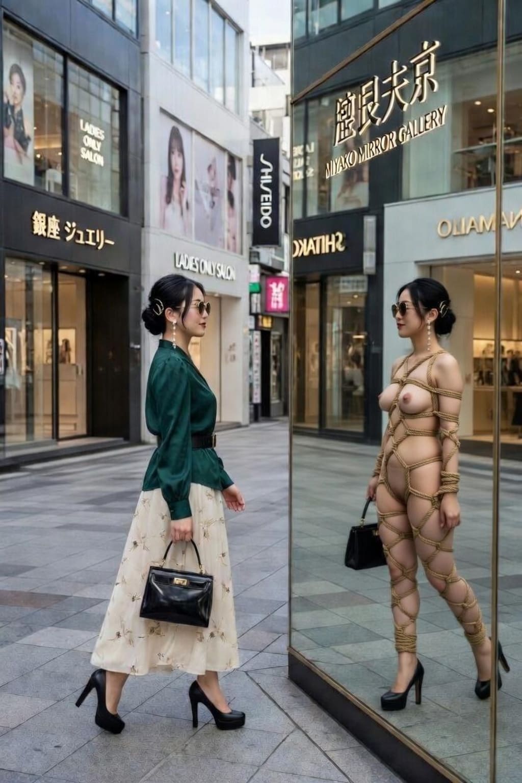 変な鏡♡