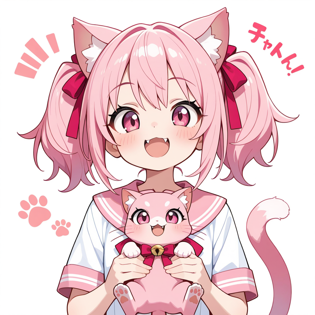 ねこちゃんとねこ