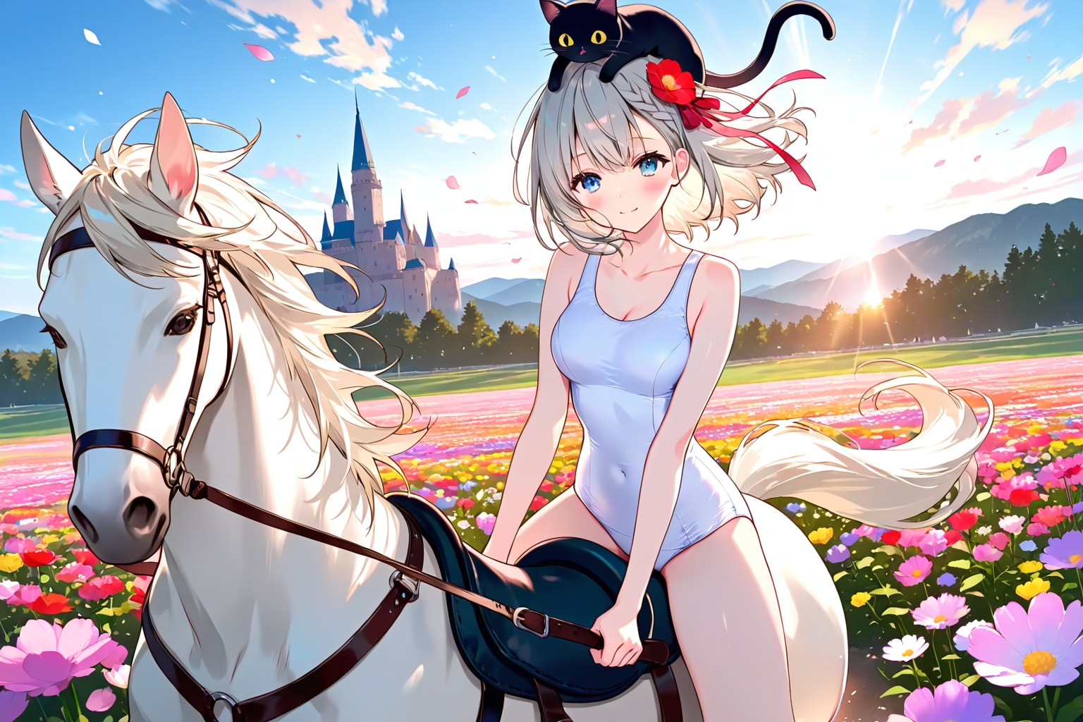 馬「ちゃんと鞍に跨ってくださいウマー」