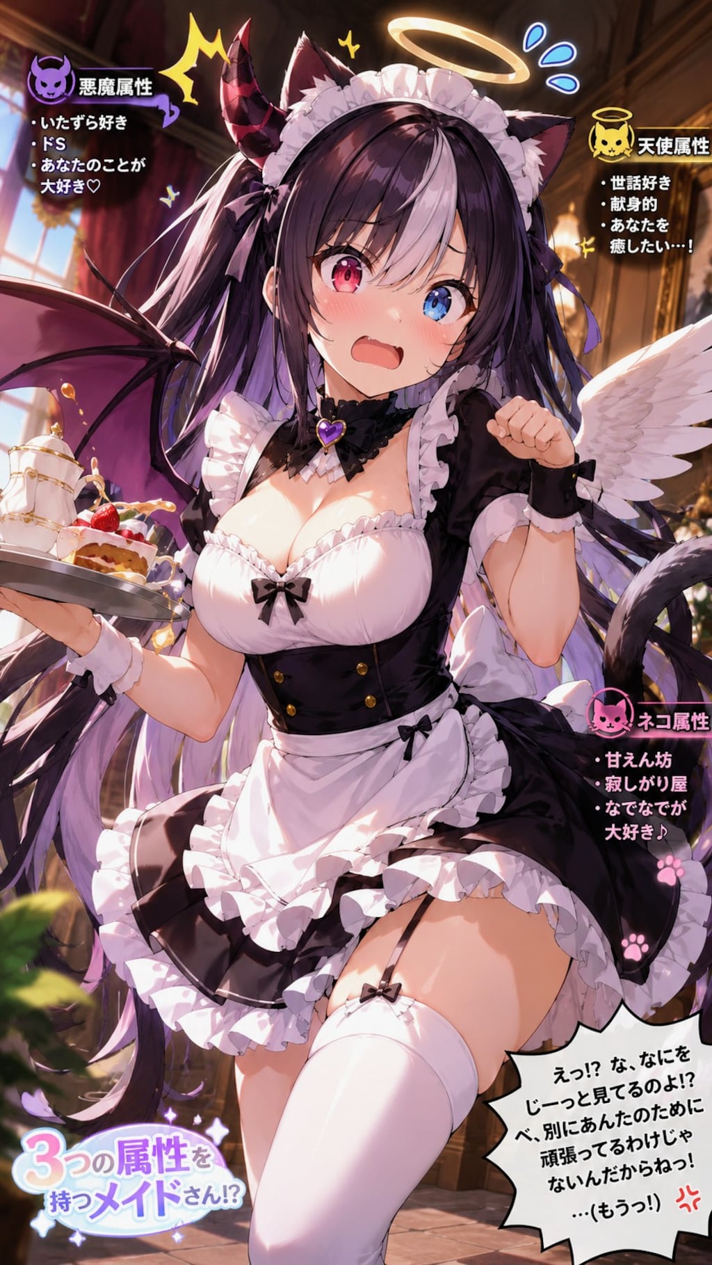 天🪽悪😈ネコ😸メイドお姉やん