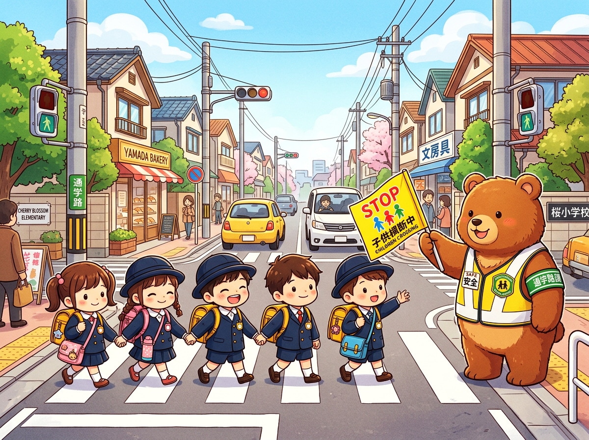 山から降りてきて学童擁護員になった熊さん | の人気AIイラスト・グラビア