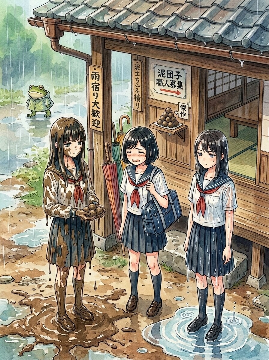雨の日あるある