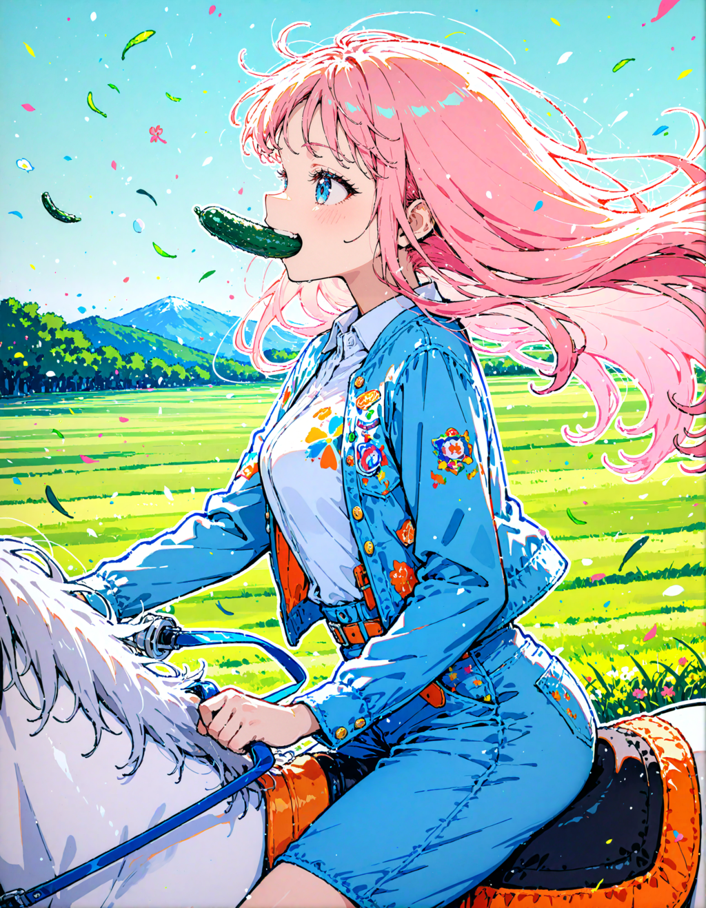 今日は乗馬許可記念日。良いきゅうりの日　その５