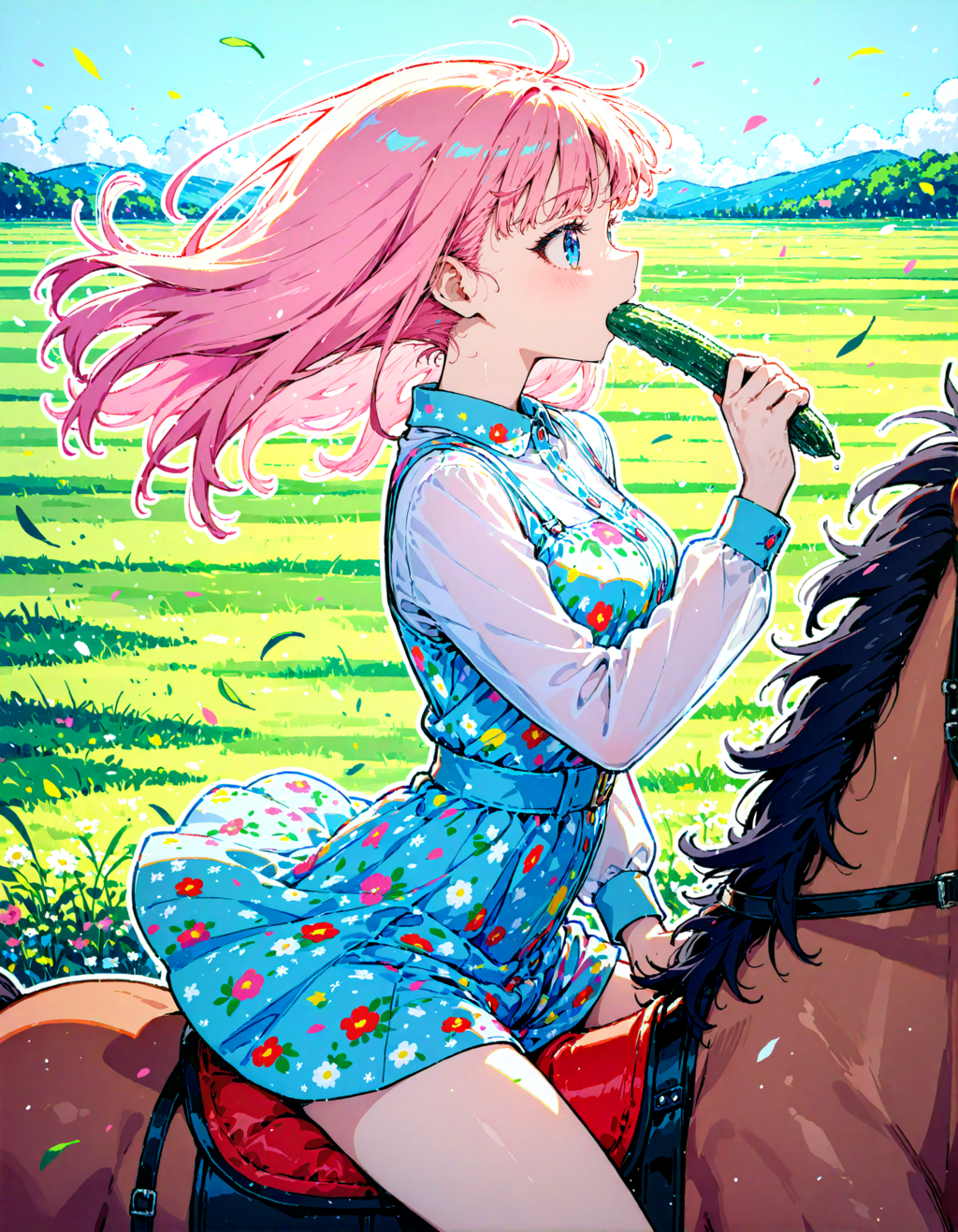 今日は乗馬許可記念日。良いきゅうりの日　その５