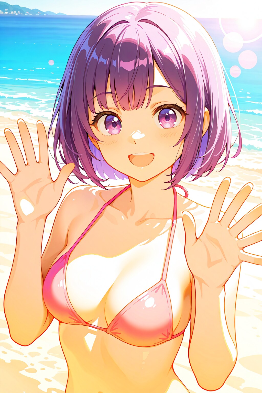 手を振る
