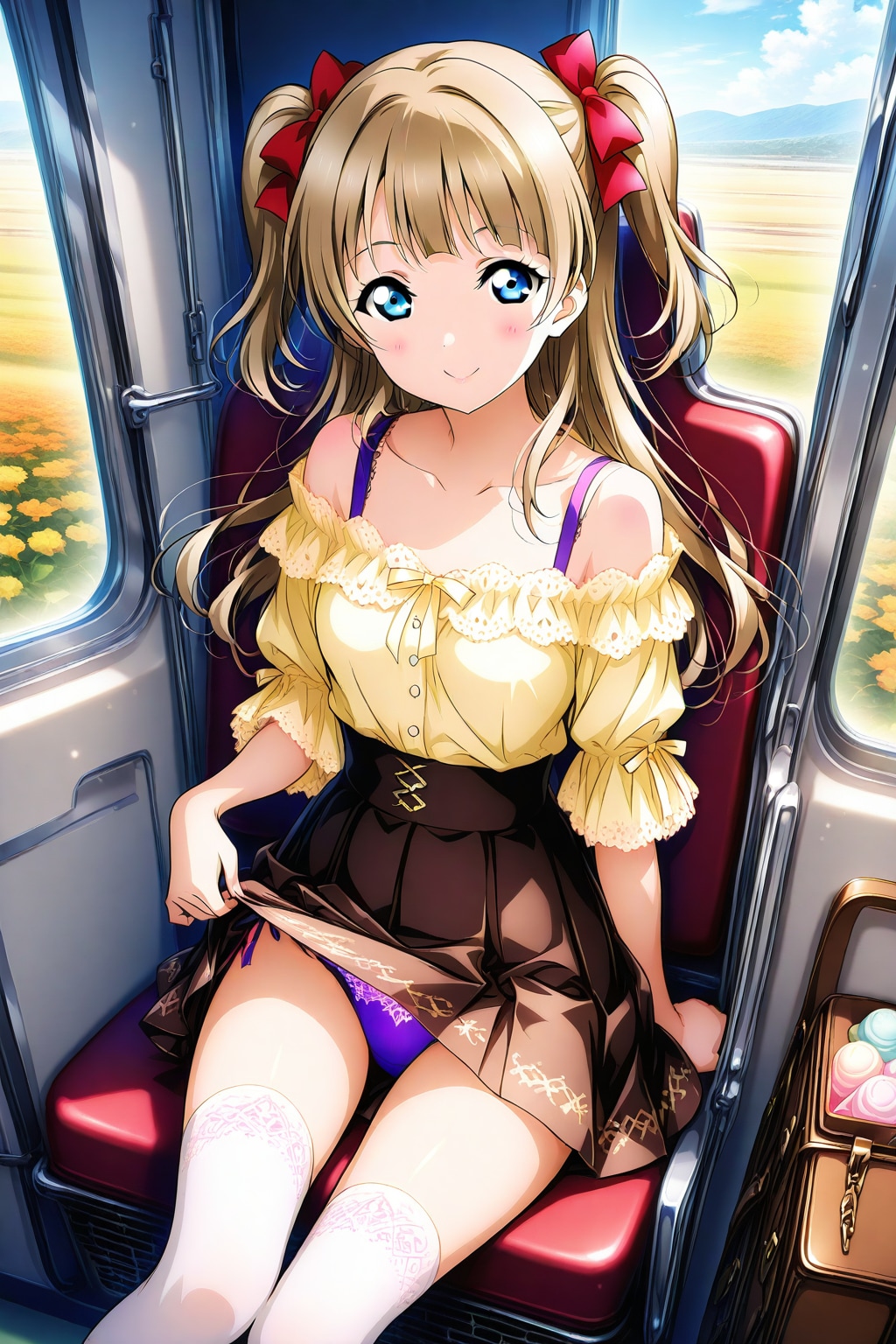 今日のお出かけ用に新しいのなの///