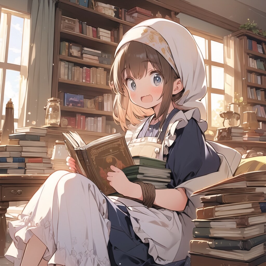 サボって読書少女