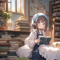 サボって読書少女 4枚目