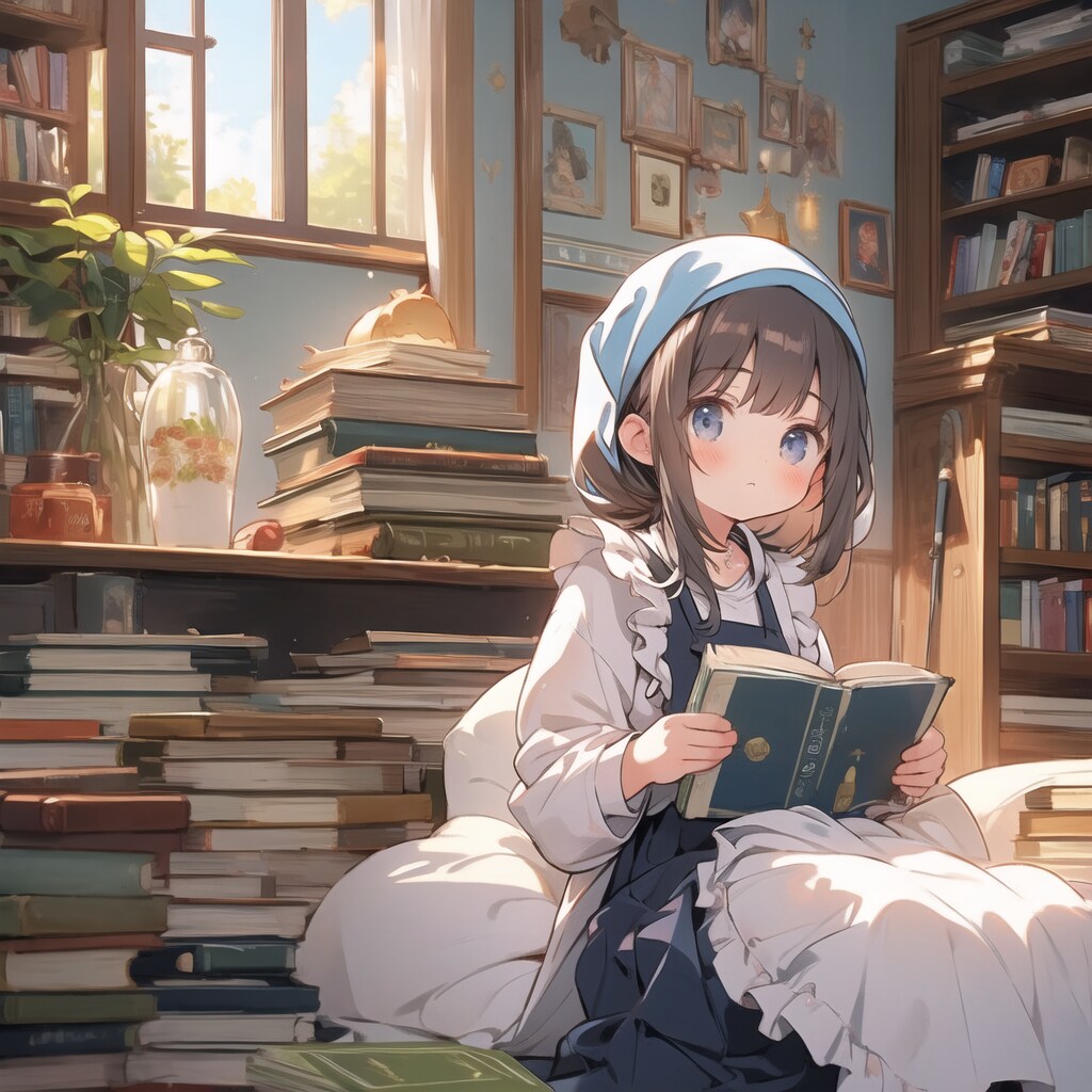 サボって読書少女