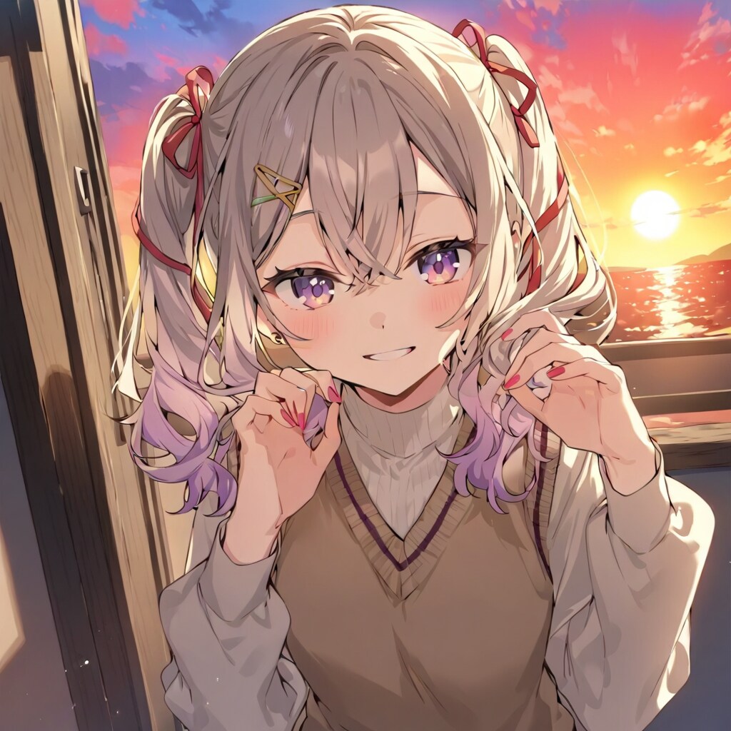 Sunset girl