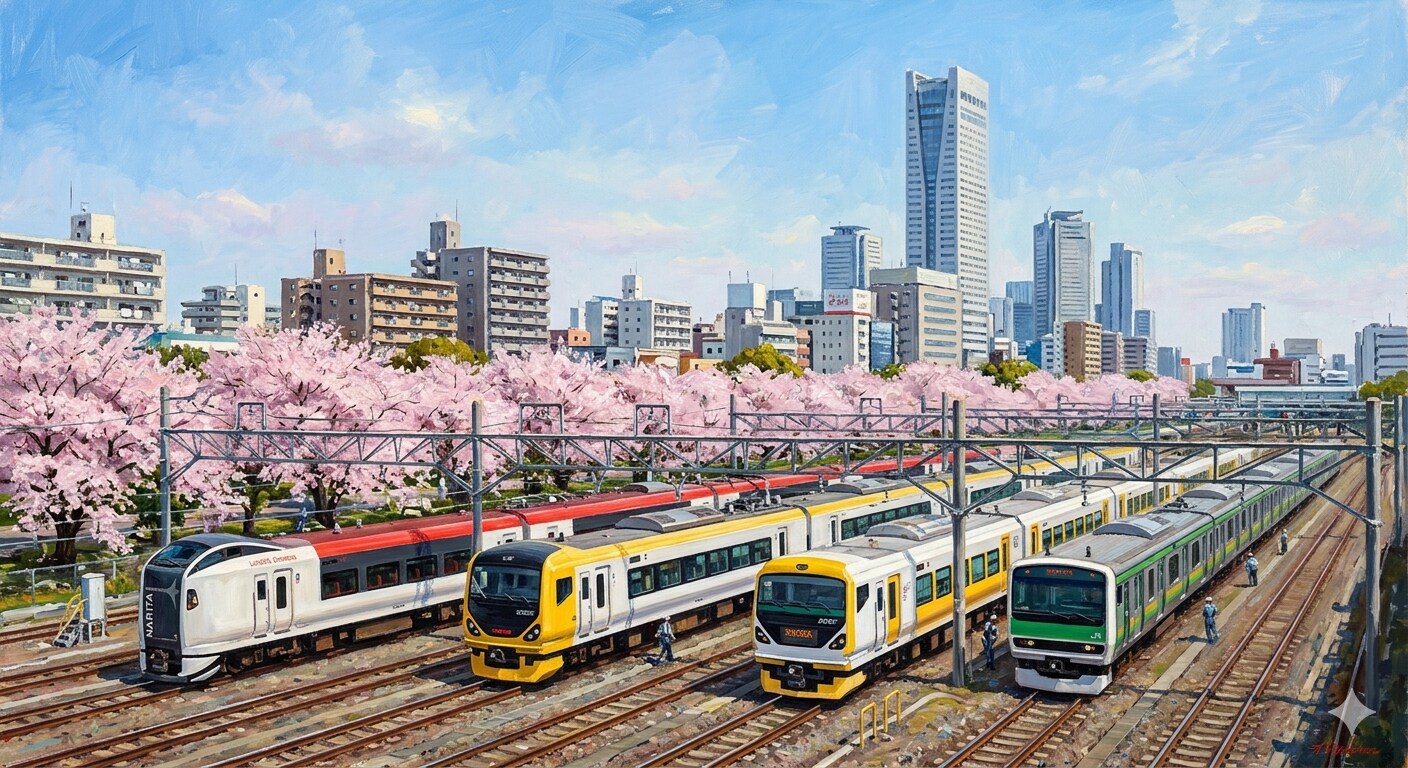 幕張本郷電車区イメージ（326） | の人気AIイラスト・グラビア