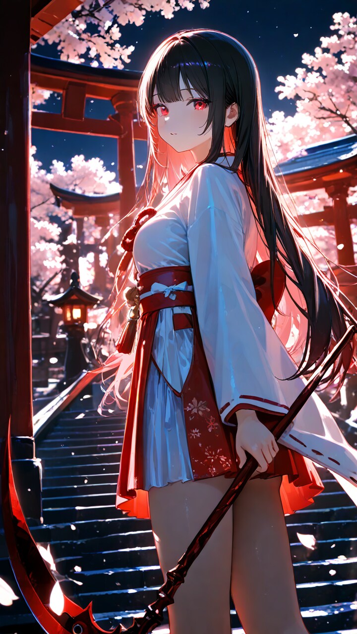 大鎌女子