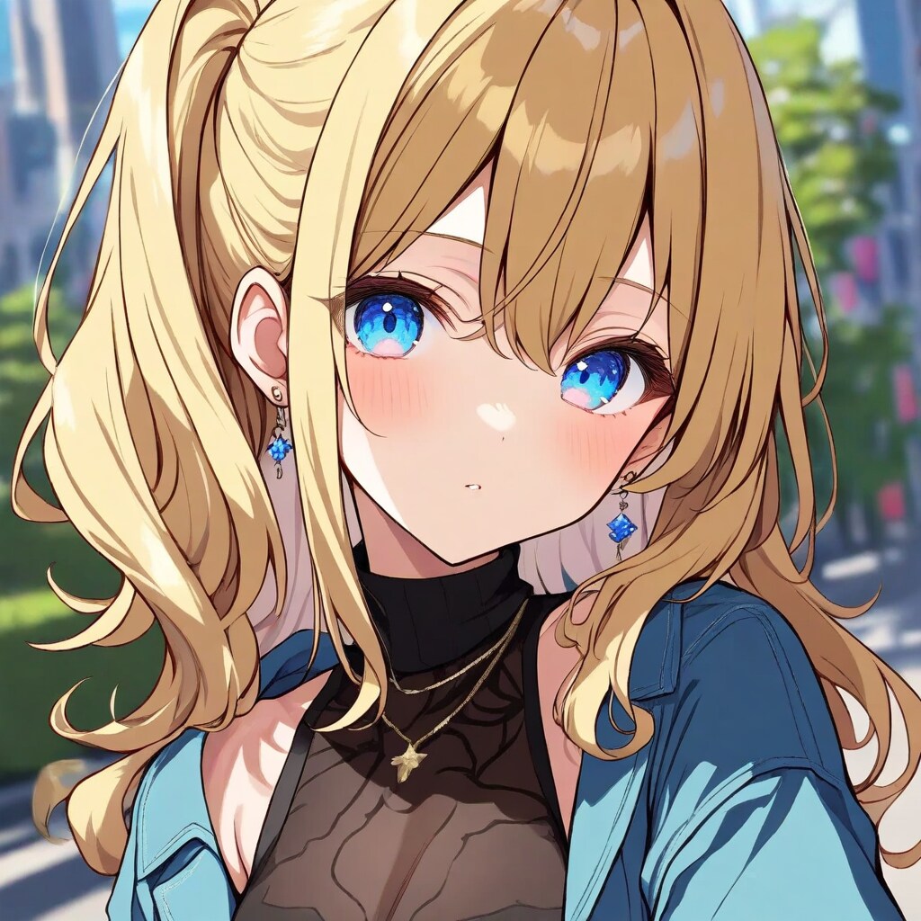 青目美少女 | の人気AIイラスト・グラビア