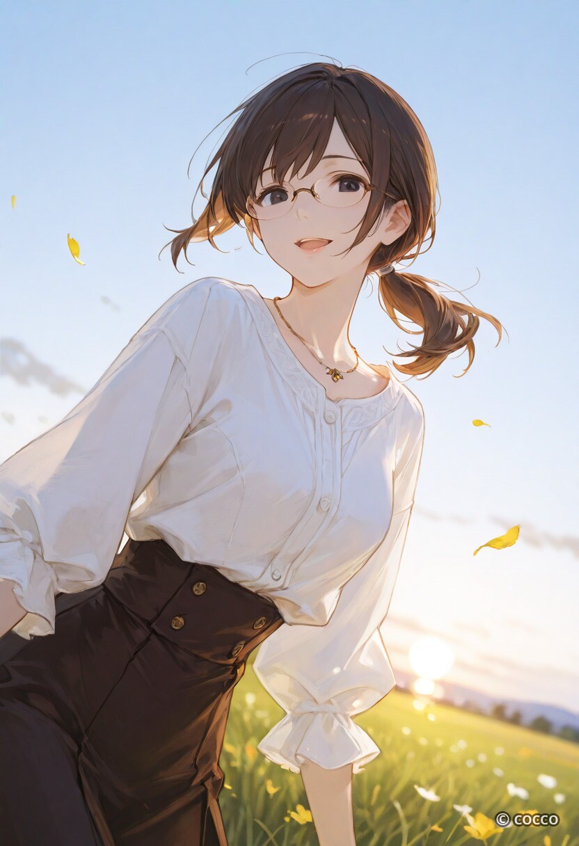 清らかな光に舞う | の人気AIイラスト・グラビア