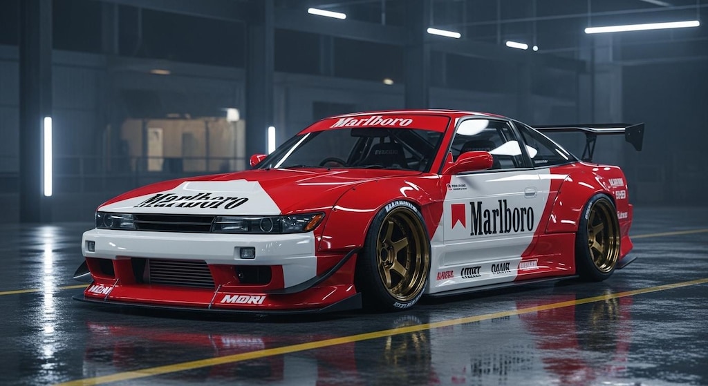 マルボロシルエイティレーシングカー